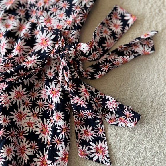 NWT Charles Henry Navy Floral Fit & Flare Dress XL - Picture 4 of 11